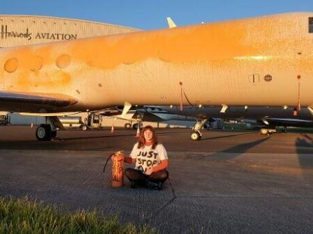 UK activists who tried to paint Taylor Swift jet spared jail